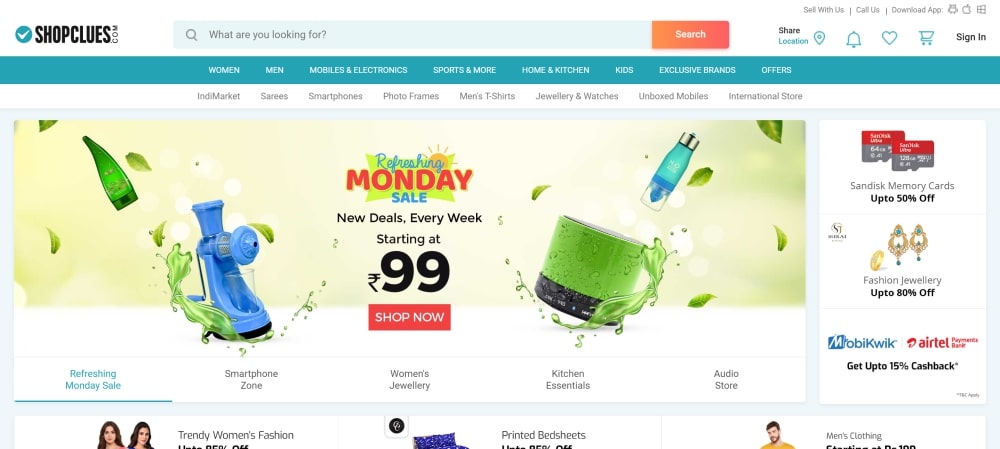 shopclues for cheapest shopping